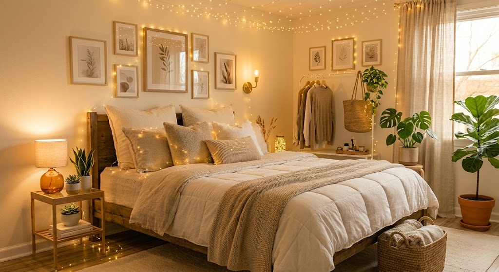 cheap wall decor ideas cozy bedroom aesthetic