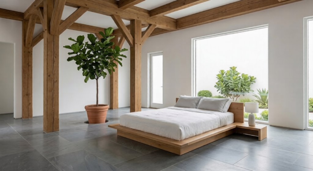 minimal bedroom aesthetic clean modern design