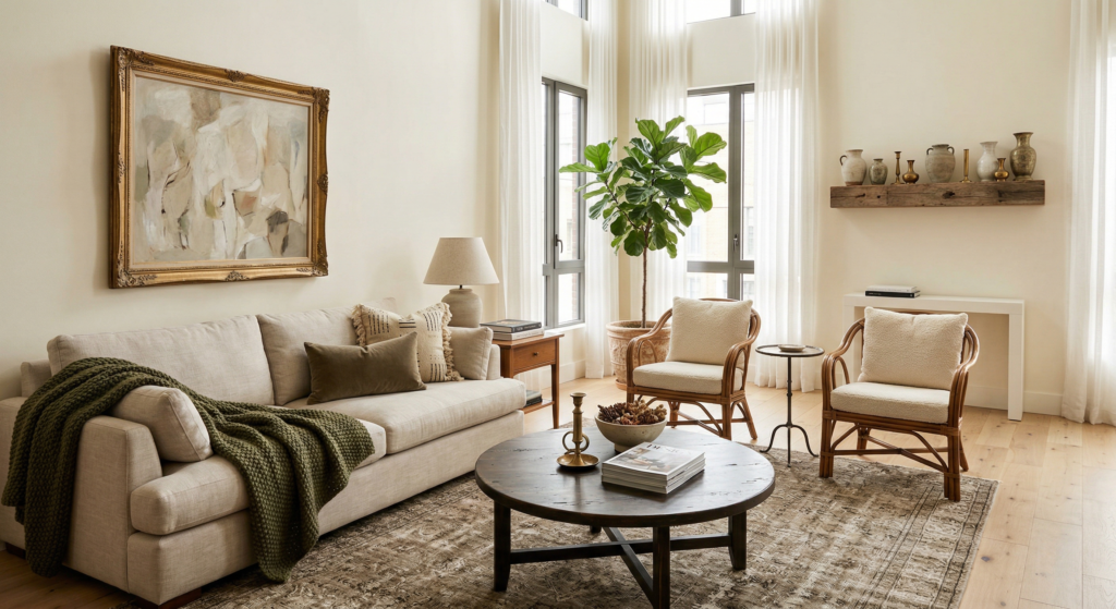 thrift home decor luxury aesthetic